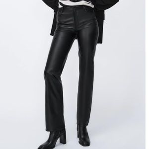 Zara 90s leather pants
